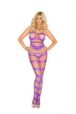 Strappy Bodystocking with Open Crotch