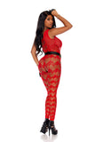 Heartstrings Footless Bodystocking