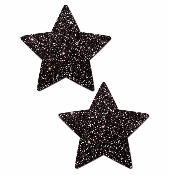 Pastease Black Glitter Star
