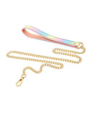 Iridescent Rainbow Hot Bitch Collar & Leash