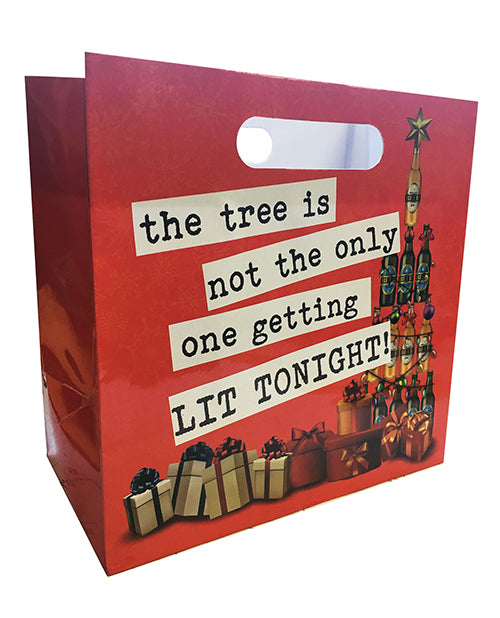 Lit Tree Holiday 6-pack Gift Bags