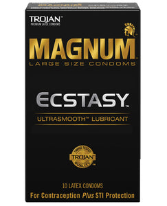 Trojan Magnum Ecstasy Condoms - Box of 10