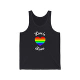 Love is Love Rainbow Unisex Jersey Tank