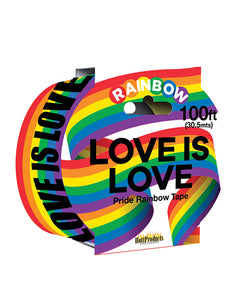 Love Is Love Rainbow Caution Style Party Tape