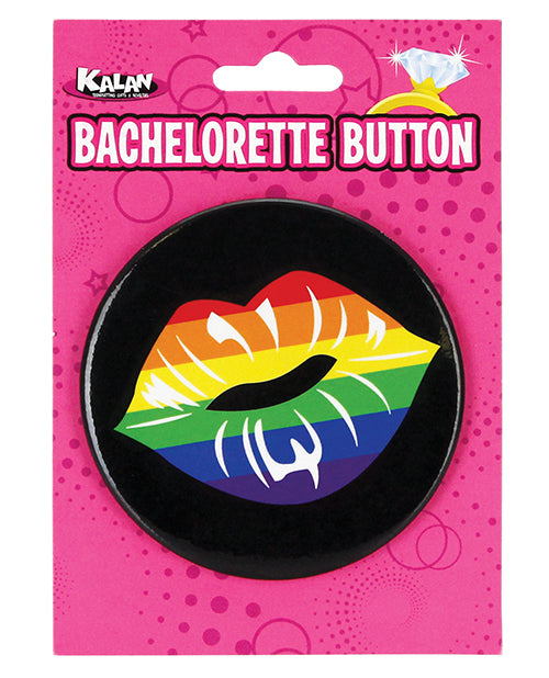 Rainbow Lips Button