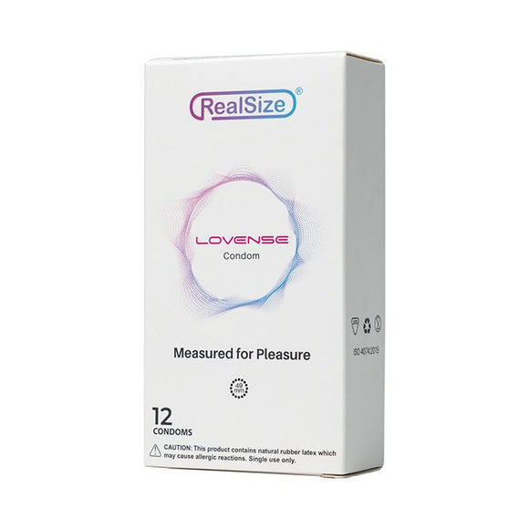 Lovense RealSize Condoms - Box of 12