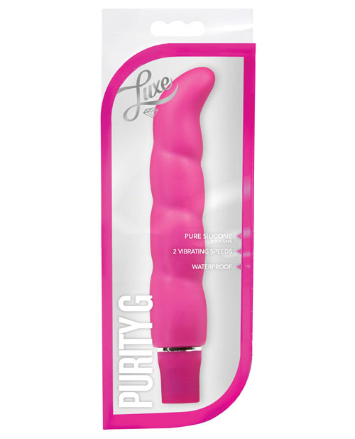 Blush Luxe Purity G Silicone Vibrator Temple of Love Blush Luxe Purity G Silicone Vibrator Temple of Love