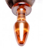 Glass Fox Tail Plug