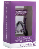Ouch Chained Adjustable Nipple Clamps