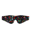 Ouch Old School Tattoo Style Printed Leather Eye Mask