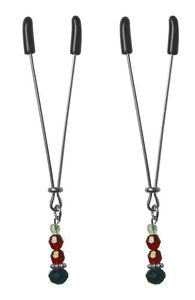 Sexperiments Ruby Black Nipple Clamps