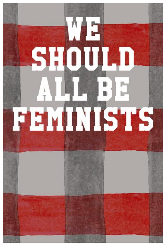 We Should All Be Feminists: College Ruled Notebook - Gingham