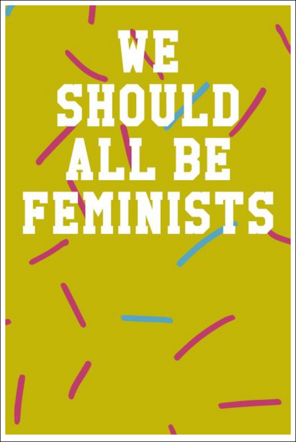 We Should All Be Feminists: Wide Ruled Notebook - Sprinkles