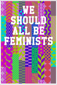 We Should All Be Feminists: Wide Ruled Notebook - Collage