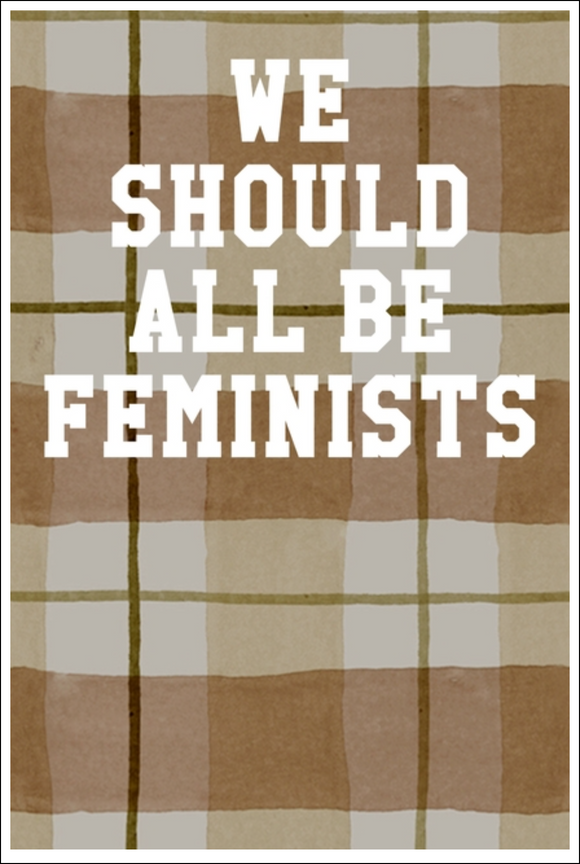 We Should All Be Feminists: Ukulele Tab Notebook - Plaid