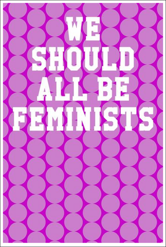 We Should All Be Feminists: College Ruled Notebook - Circles