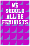 We Should All Be Feminists: College Ruled Notebook - Circles
