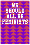 We Should All Be Feminists: College Ruled Notebook - Triangles