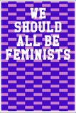 We Should All Be Feminists: Wide Ruled Notebook - Stripes
