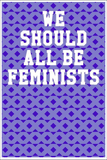 We Should All Be Feminists: Wide Ruled Notebook - XO Patterns