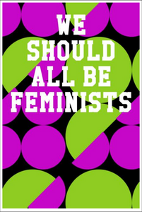 We Should All Be Feminists: Wide Ruled Notebook - Circles