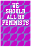 We Should All Be Feminists: Wide Ruled Notebook - Circles