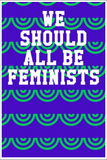 We Should All Be Feminists: Guitar Tab Notebook - Semi-Circle Patterns