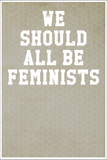 We Should All Be Feminists: Guitar Tab Notebook - Marble Patterns