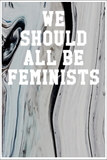 We Should All Be Feminists: Guitar Tab Notebook - Marble Patterns