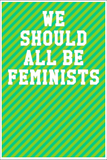 We Should All Be Feminists: Guitar Tab Notebook - Stripes