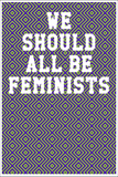We Should All Be Feminists: Ukulele Tab Notebook - Chevron Patterns
