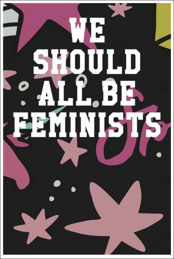 We Should All Be Feminists: Ukulele Tab Notebook - Stars