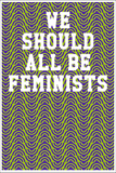 We Should All Be Feminists: Ukulele Tab Notebook - Semi-Circle Patterns