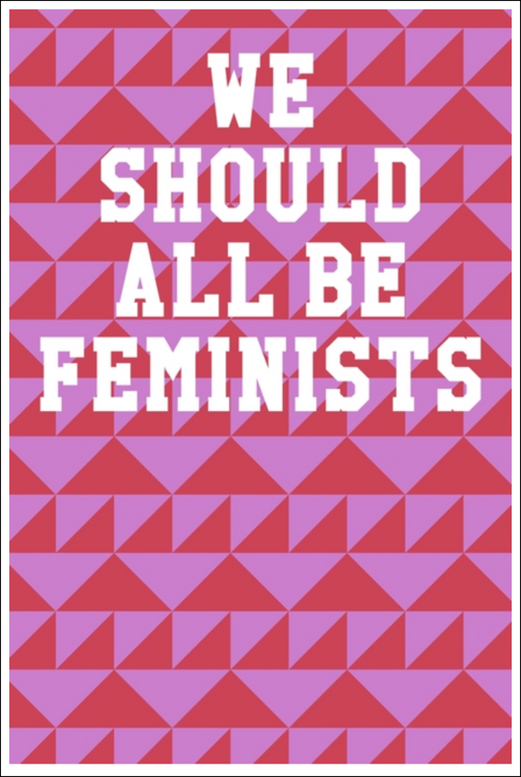 We Should All Be Feminists: Ukulele Tab Notebook - Triangles