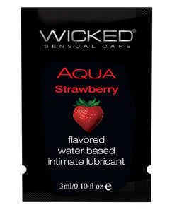 Wicked Strawberry Flavored Lubricant