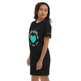 Logo Organic Cotton T-Shirt Dress - Dark