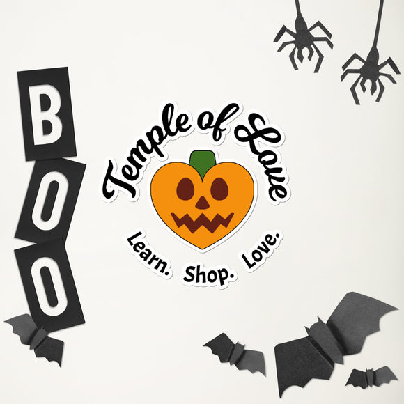 Halloween Logo Bubble-free stickers