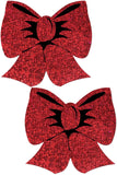Holographic Red Bow Pasties
